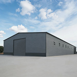 Fábrica-Arquitectura Estructura de acero Cabra Granja Almacén Luz Prefabricada Diseño Doblado Corte Soldadura Procesamiento Precio - Product Image 1