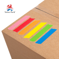 Ruban de masquage en papier crépon extensible liquide Yalanpack pour peinture automobile et décoration murale, adhésif acrylique simple face de qualité automobile