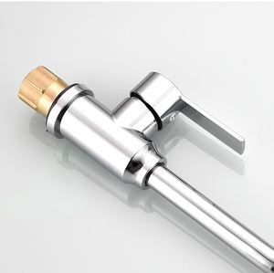 Robinet de <span class=keywords><strong>cuisine</strong></span> en acier Satianlsee monotrou moderne contemporain Mélangeur d'eau chaude et froide Robinet d'évier de lavabo en céramique - Product Image 3