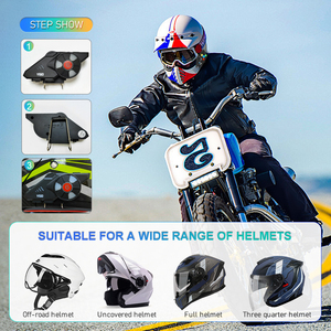 Auriculares inalámbricos Y60 con cancelación de ruido para motocicleta, casco abierto - Product Image 6