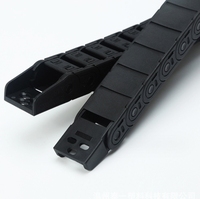 Werkzeug maschinen zubehör Halb geschlossene Kunststoff-Abschlepp tank kette 15x20mm Flexible Kabels chlepp kette