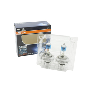 หลอดไฟอัตโนมัติสีฟ้าเย็น E1 <span class=keywords><strong>OSRAM</strong></span> 62193XWB x ขาวน้ำเงิน12V 60/55W 4000K สี H4 - Product Image 2