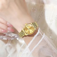 Montre mécanique étanche Jsdun 8939, date automatique, acier inoxydable, montre de luxe, montre à aiguilles, diamant, luminescente, montres pour femmes