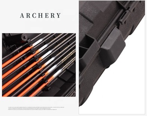 Étui à arc à poulies rigide sans choc pour le tir à l'arc et <span class=keywords><strong>la</strong></span> chasse Solution de rangement optimale pour les arcs et les flèches - Product Image 6