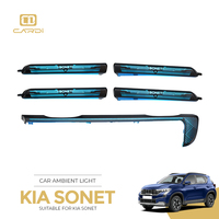 Kit d'éclairage ambiant LED pour voiture D27 Sonet, éclairage interactif, application + interrupteur + commande vocale
