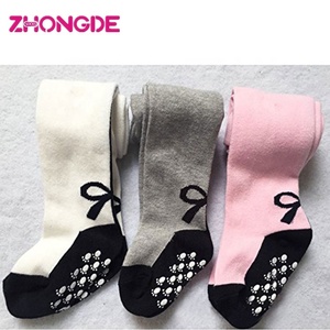 Collants pour bébé fille en coton peigné 80% personnalisés pour l'hiver, épais avec doublure en tissu éponge à l'intérieur - Product Image 4
