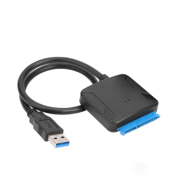 SATA to USB 3.0 Adapter Cable for 3.5/2.5 Inch SSD HDD SATA III Hard Drive Disk Converter Support UASP With 12V Power Adapter