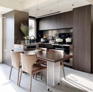 ตู้ครัวแบบฝังผนังราคาดี ขายส่ง ตู้ครัวแบบติดผนัง ตู้ครัวแบบโมดูลสำหรับบ้านพักตากอากาศ - Product Image 1