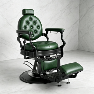 Sillón de Barbería Moderno Multifuncional Reclinable y Ajustable en Varios Colores para Salón de Belleza y Mobiliario de Peluquería - Product Image 3