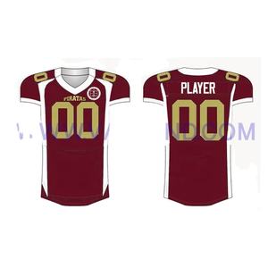 Camisetas de fútbol americano personalizadas, uniformes transpirables de talla grande, Conjunto elegante de ropa de fútbol - Product Image 1