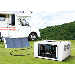 โรงงานผลิตโดยตรง สถานีไฟฟ้าพกพา 3000W 6048WH/7560WH แบตเตอรี่ลิเธียมเทอร์นารี MPPT คลื่นไซน์บริสุทธิ์ พลังงานแสงอาทิตย์ USB/LED ช่องจุดบุหรี่ - Product Image 4