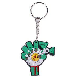 2024 nouveauté conception personnalisée <span class=keywords><strong>en</strong></span> acier inoxydable clé boucle métal PVC dessin animé Halloween porte-clés <span class=keywords><strong>en</strong></span> <span class=keywords><strong>ligne</strong></span> <span class=keywords><strong>en</strong></span> gros décorations de chaussures - Product Image 2