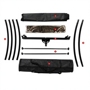 Réflecteur de lumière incurvé en forme de coquille de palourde de type U de 180 cm, réflecteur de lumière pour portrait, diffuseur 4 en 1, photographie - Product Image 1