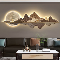 Peinture Murale LED Moderne Arbre de Richesse 2026 Effet Cristal UV – Décoration Intérieure Tendance