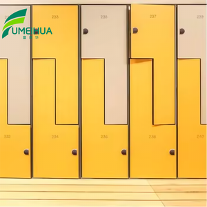 FMH Flat Pack HPL Fenólico Compacto Laminado Locker Gimnasio Madera Locker - Product Image 5