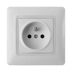 European Acrylic PC German French Standard Russian type Electrical Wall Socket With CE Certificate EU