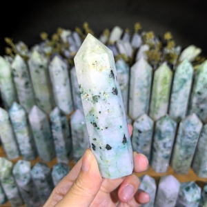 Cristal de Chrysocolla Natural de Alta Calidad, Pulido, en Forma de Torre, para Reiki y Decoración del Hogar, Venta Caliente - Product Image 4