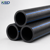 Système d'irrigation agricole résistant aux UV, tuyau d'alimentation en eau HDPE de 2 pouces et 3 pouces, emballage en rouleau, pour ferme et jardin