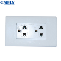 Prise électrique thaïlandaise double 6 broches 16A 250V, prise double 6 broches 250V 16A pour système d'éclairage