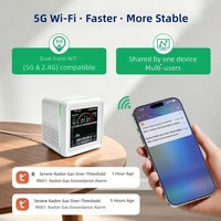 Detector de Radón por Ionización Pulsada 2026 RN01 con Conectividad WiFi Inteligente, Gráficos en Tiempo Real y Promedios a Largo Plazo (LTA) - China