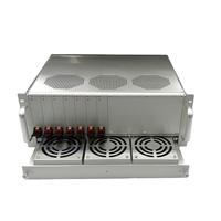 C-BOX . . EuropacPRO Angle arrière pour joint EMC textile pour panneau latéral, 4U. 3+1U, 24564-299