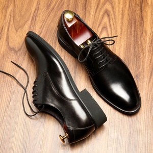 Zapatos Oxford de Moda para Hombre 2025 - Zapatos Formales de Negocios con Cordones de Cuero para Caballero - Zapatos Casuales de Alta Calidad para Otoño que Aumentan la Estatura - Product Image 5