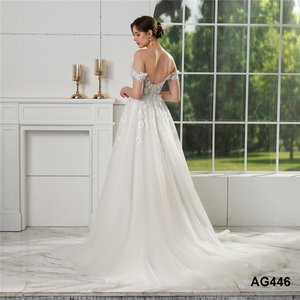 Vestido de Novia de Encaje, Vestido de Novia Increíble con Hombros Descubiertos, Vestido de Princesa para Mujer, Vestido de Fiesta Nupcial - Product Image 2
