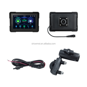 Pantalla Inalámbrica de 5 Pulgadas para Motocicleta, Resistente al Agua, Extraíble, con CarPlay y Android Auto, Navegación para Motocicleta con Bluetooth - Product Image 1