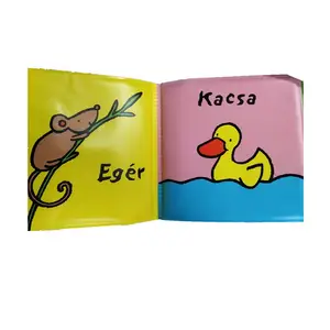 Baby Bath Book Esummi New Cute & soft PEVA schiuma impermeabile per bambini con animali divertenti stampa di libri per bambini