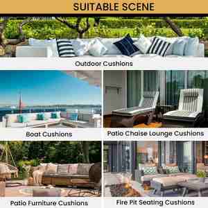 Espuma de Secado Rápido de Fábrica, Espuma Transpirable e Impermeable para Sofás y Colchones de Playa para Exteriores - Product Image 6