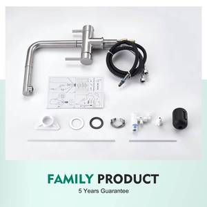Hot Sale RO Stainless Steel Pull Out 3 Way Kitchen Single Hole Drinking Faucet for Filter Water - Product Image 6
