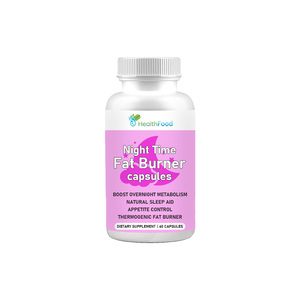 Capsules brûle-graisses nocturnes directes d'usine avec vitamine D favorisant le calme, la réduction du stress et la régulation du cycle du sommeil - Product Image 1