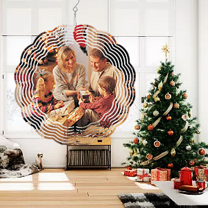 Vente en gros de moulinets à vent vierges pour sublimation, pour la décoration de jardin et de Noël, moulinets à vent vierges pour sublimation de 8 pouces et 10 pouces - Product Image 6