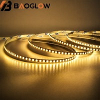 Tira de Luz LED para PCB de Cobre Electrochapado 180D, 24V 16W/M, 5mm de Ancho Estrecho, Cortable a 3.33cm, Multi CCT Ra85, Iluminación Decorativa para Interiores