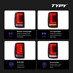 Nuevos Conjuntos de Luces Traseras TYPY para Volkswagen Amarok 2008-2020, Conversión de Señales de Giro Secuenciales LED - Product Image 5