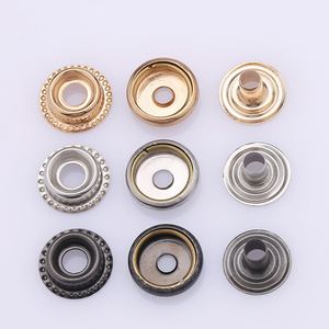 Đa kích thước Kim Loại Tùy chỉnh nút kim loại <span class=keywords><strong>Snap</strong></span> Nút Kit vòng áo nút - Product Image 5