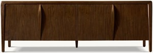 <span class=keywords><strong>Aparador</strong></span> de Madera Maciza de Nogal de Lujo, Estilo Moderno, Personalizado de Fábrica, con 4 Puertas, para Sala de Estar o Dormitorio - Product Image 5