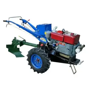 china multi function 8 to 22hp hand driven trailer diesel 2 wheel walking with implement