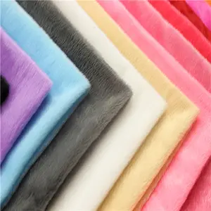 Super weicher Fleece Plüsch Spielzeugs toff Kurzfloriger Fleece Velboa Stoff