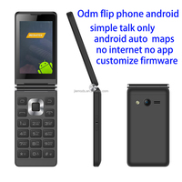 Téléphone à clapet Android ODM 4G double SIM VoLTE avec écran tactile de 2,8 à 4 pouces ou sans écran tactile, compatible WhatsApp et Android Auto – Fabricant