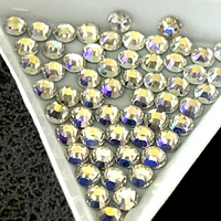 Piedras de Cristal Ecológicas con Diseño de Luna y Cielo Estrellado, para Decoración de Vestidos