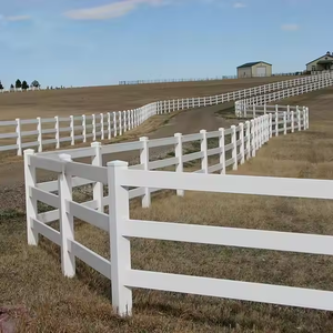 Corral <span class=keywords><strong>de</strong></span> rail <span class=keywords><strong>de</strong></span> clôture <span class=keywords><strong>de</strong></span> paddock <span class=keywords><strong>de</strong></span> <span class=keywords><strong>course</strong></span> <span class=keywords><strong>de</strong></span> <span class=keywords><strong>chevaux</strong></span> en PVC <span class=keywords><strong>de</strong></span> vinyle blanc <span class=keywords><strong>de</strong></span> haute sécurité avec bouchons <span class=keywords><strong>de</strong></span> poteau en plastique Type <span class=keywords><strong>de</strong></span> nature en bois traité sous pression - Product Image 3