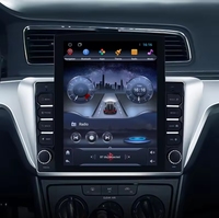 Radio para Auto Jiawell de 9.7 Pulgadas con Android, Compatible con Carplay y Android Auto, Mirror Link, WiFi y Bluetooth Integrados, Reproductor para Tablero con USB