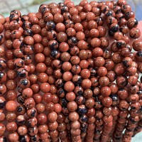 Manik-manik Batu Permata Alami YWJC Crystal Wholesale 6mm 8mm, Bentuk Bulat, Warna Campur, Batu Lepas, Laris Manis untuk Pembuatan Gelang