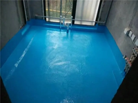 Revêtement imperméable en polymère Revêtement en béton polyuréthane Couleurs multiples Revêtement imperméable à base de ciment
