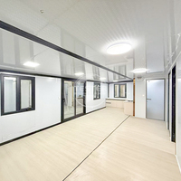 Villa de luxe préfabriquée extensible de 40 pieds en conteneur, bureau personnalisé, structure en acier, design moderne, chambre à coucher, modèle Apple - Vente chaude