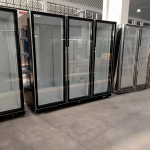 Réfrigérateur vitrine robuste en verre massif, haute qualité, multi-niveaux, autoportant, pour boissons, usage commercial (magasins, restaurants) - Product Image 1