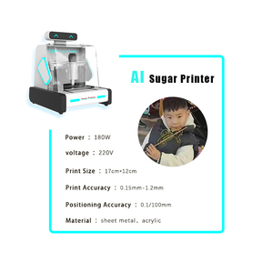 Impresora inteligente de escritorio 3D para alimentos, máquina impresora de pintura de azúcar para <span class=keywords><strong>alquiler</strong></span> de puestos pequeños o fiestas en casa - Product Image 5