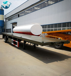 Kualitas Tinggi 60ton Sampai 80 Ton 40ft Flatbed Container Semi <span class=keywords><strong>Trailer</strong></span> Cargos Truk Transparan Sasis dengan Kunci Kontainer - Product Image 6