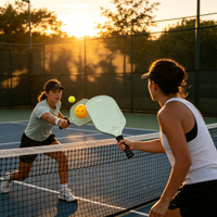 Raquette de pickleball légère en fibre de verre de 16 mm avec noyau en nid d'abeille PP, logo personnalisé et entraînement OEM